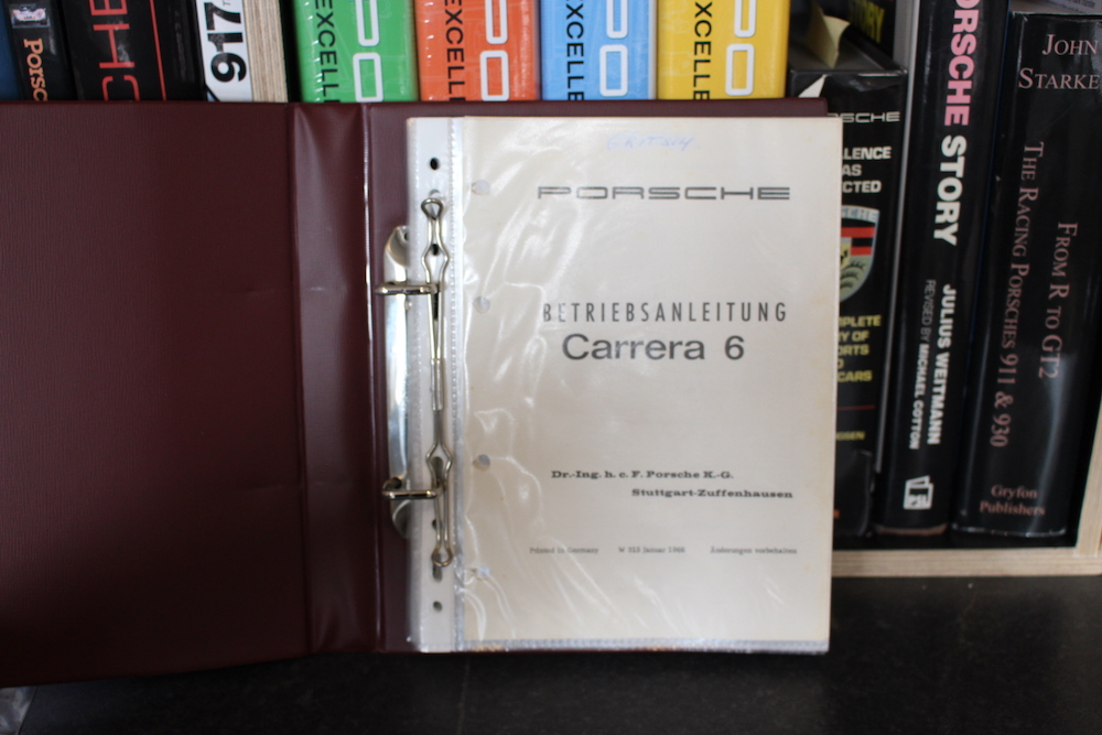 Porsche Carrera 6 (906) Owners Manual (German)